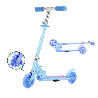 Design Logo 645mm Kids Kick Scooters 50KGS Folding Kick Scooter