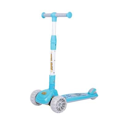 Self Balancing ROHS PU Girls 3 Wheel Led Scooter CE Disc Brake