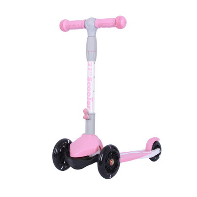 Handle Adjustable 570mm Mini Kick Scooters 50KGS Mini Micro Pink Scooter