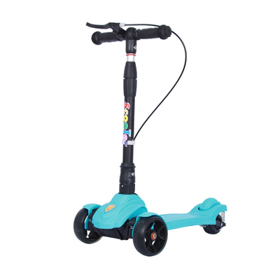 ODM Light Up Kick Scooter 12.7cm Girls Three Wheel Scooter