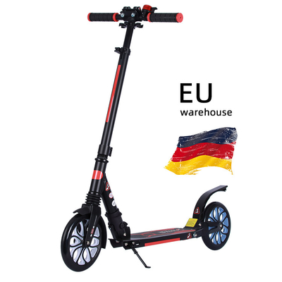 Commuting 380mm Folding Kick Scooters 220lbs Height Adjustable Scooters