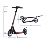 CPSC Suspension Kick Scooters 1040mm Aluminum Kick Scooter