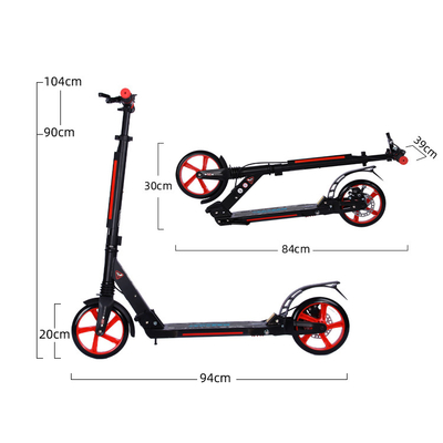 CE Kids Big Wheel Scooter 20.32cm 2 Wheel Glider Scooter