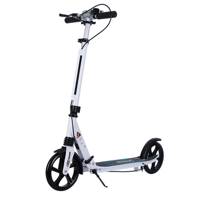 Black ROHS Disc Brake Scooters PU 900mm Sport Kick Scooter