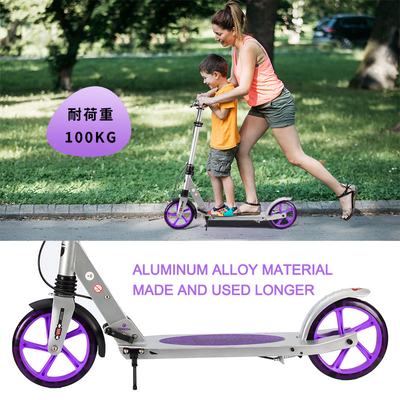 Adjustable Aluminum Portable Adult Mobility Scooter 100kgs Load