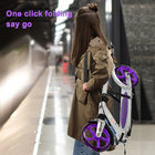 Adjustable Aluminum Portable Adult Mobility Scooter 100kgs Load