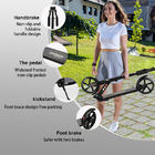 Fashionable Wide Deck Adult Folding Kick Scooter With Anti Slip Sticker