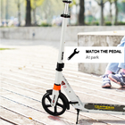 Adult Street Stunt Two Wheel Kick Scooter With Lock Catch