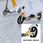 Amusing Toy Load 100Kg Aluminum Kick Scooter PVC Tyre Adult Suspension Scooter