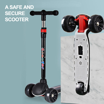 Kids Mini Three Wheel Kick Scooter Adjustable T Bar Urban Kick Scooter