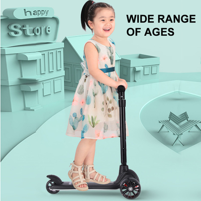 Kids Mini Three Wheel Kick Scooter Adjustable T Bar Urban Kick Scooter