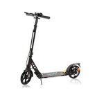 Teen Two Wheel Kick Scooter With Wide Non Slip Platform Foldable Handlebar