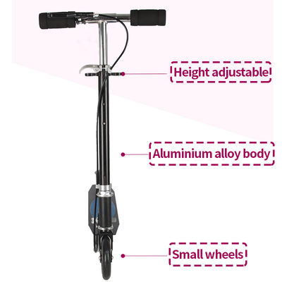 Adjustable Height Two Wheel Kick Scooter Aluminum Alloy 50kgs For Kids