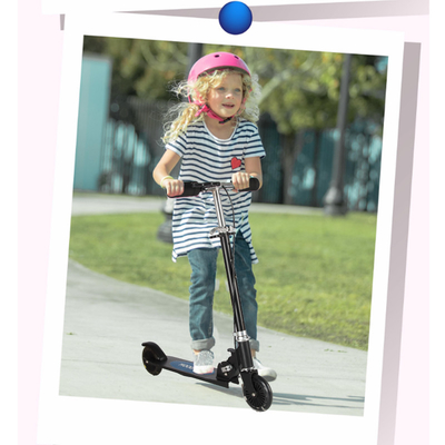 Adjustable Height Two Wheel Kick Scooter Aluminum Alloy 50kgs For Kids