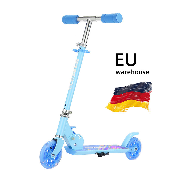 Design Logo 645mm Kids Kick Scooters 50KGS Folding Kick Scooter