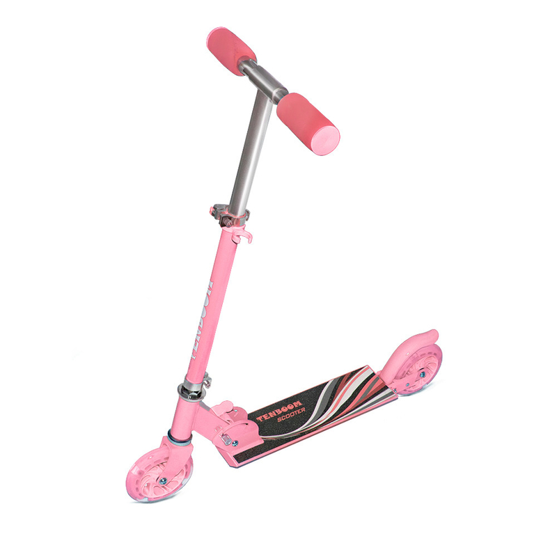 PU Alloy Two Wheel Kick Scooter 27.5 Inch Girls Two Wheel Scooter