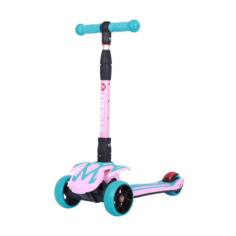 Tire 17.78cm Light Up Scooter Wheels 3 Wheel Electric Scooter Foldable