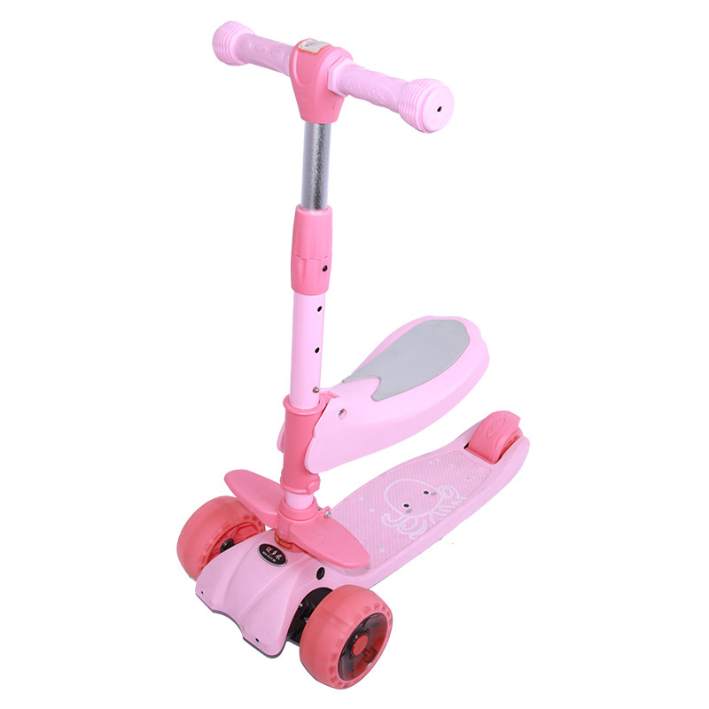 CPSC Riding Mini Kick Scooters Outdoor 50KGS Mini Micro Scooter Remove Seat