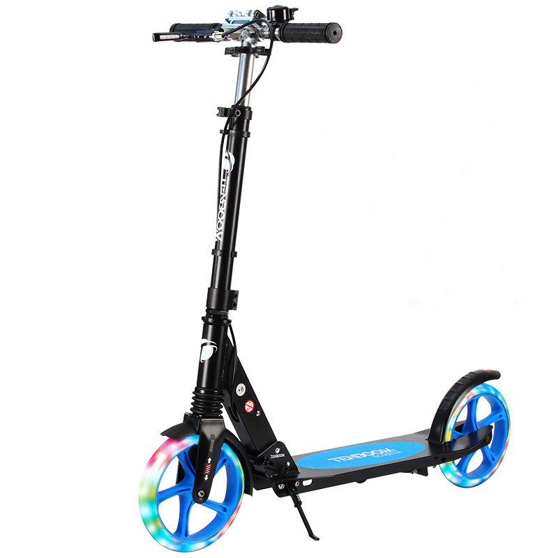 TPR Handle Grip 200mm PU Tyre Folding Kick Scooter For Kids