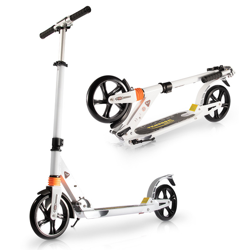 Pedal Type Adjustable Height Adult Foldable Scooter With TRP Handlebar
